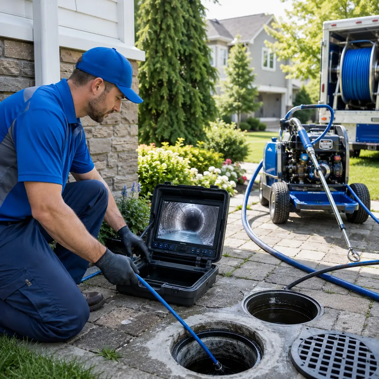 Outdoor drain cleaning professionals serving Medford, MA
